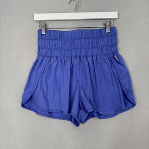 Free People Movement The Way Home Shorts Womens Medium Cobalt Blue Run Athletic